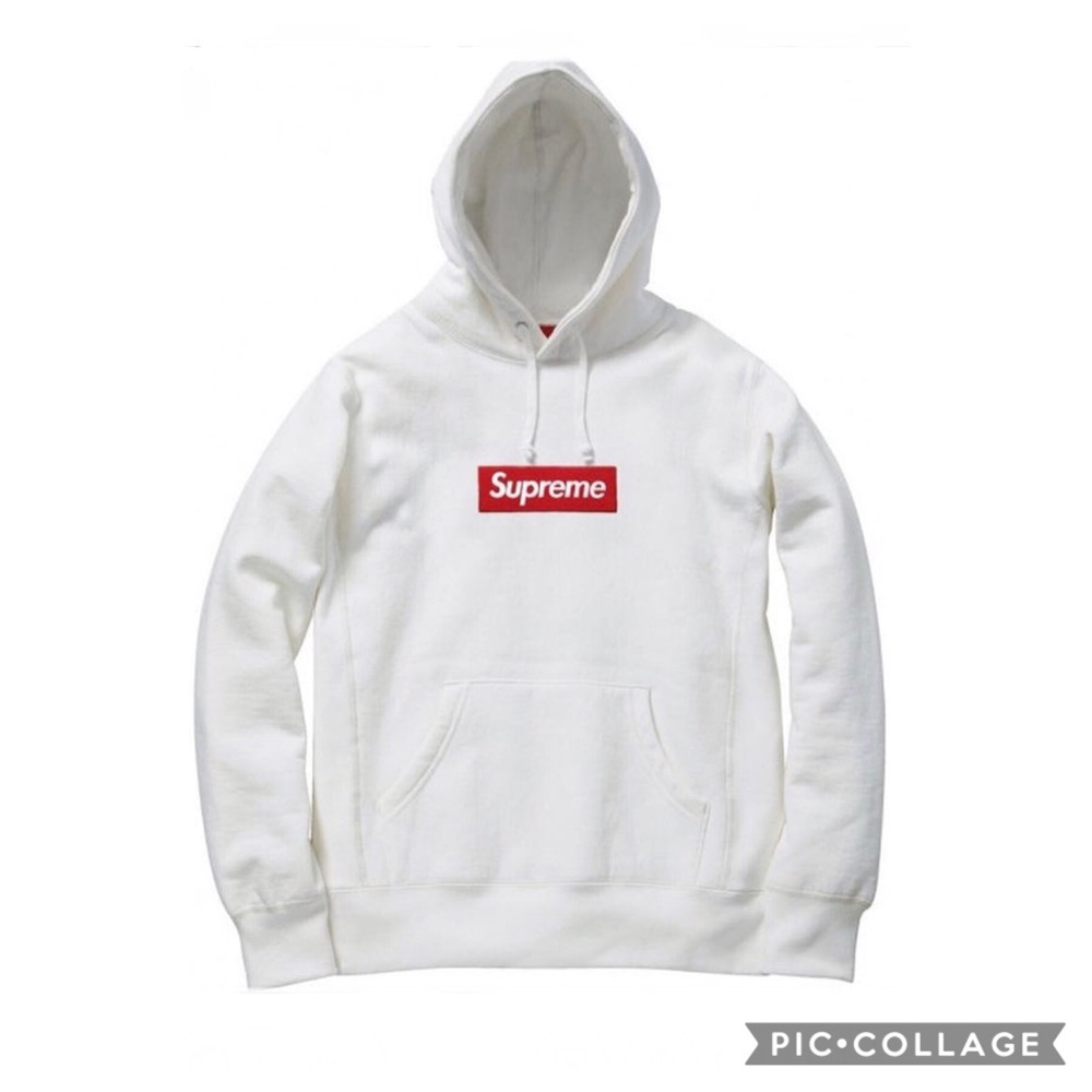 Supreme Box Logo White Hoodie